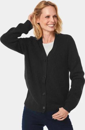 GOLDNER Strickjacke Pflegeleichte Strickjacke in hochwertiger