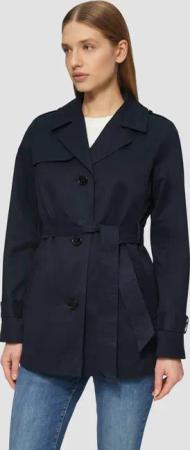 s.Oliver Funktionsjacke Kurzer Trench mit Gürtel