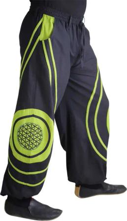 KUNST UND MAGIE Haremshose Hose Blume
