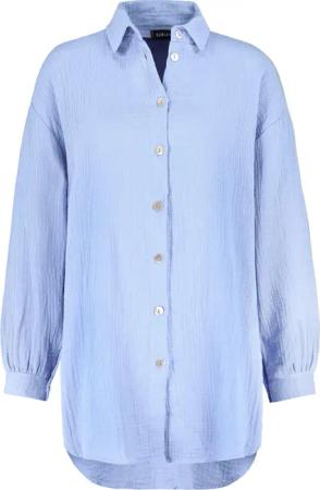 SUBLEVEL Langarmbluse Damen Musselinbluse langarm mit
