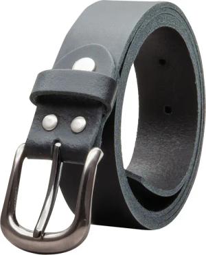 COLOGNEBELT Ledergürtel OM324-SL-Schwarz MADE IN GERMANY,