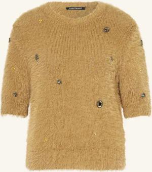 LUISA CERANO Strickshirt mit Schmucksteinen
