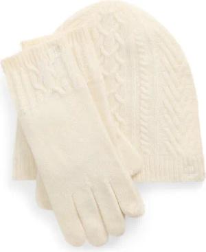 LAUREN RALPH LAUREN Set Mütze, Schal und Handschuhe 454960056001 Écru