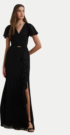 LAUREN RALPH LAUREN Abendkleid 253909447001 Schwarz Regular Fit