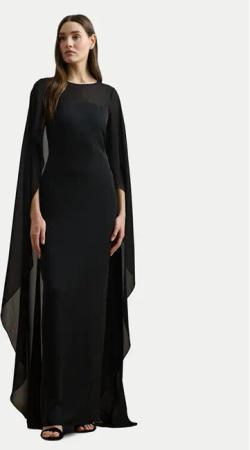 LAUREN RALPH LAUREN Abendkleid 253951606001 Schwarz Slim Fit