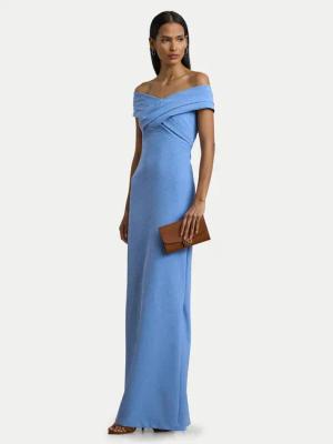 LAUREN RALPH LAUREN Abendkleid 253936391006 Blau Slim Fit