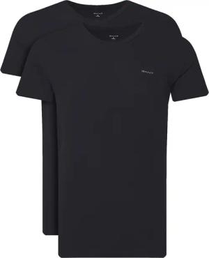 Gant 2er-Set T-Shirts 900012018 Schwarz Regular Fit