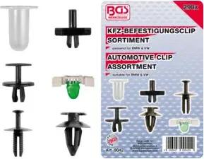 BGS Kfz-Befestigungsclip-Sortiment für BMW, VW 9042, 290-tlg.