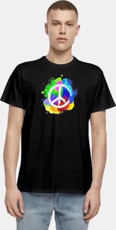Merchcode Peace - Graffiti Basic T-Shirt