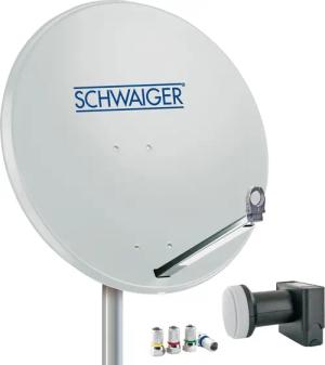 Schwaiger 714531 SAT-Antenne (80 cm, Aluminium,