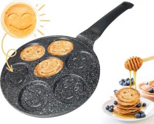 Cheffinger Crêpepfanne Smiley Pfannkuchen Pfanne Ø26cm
