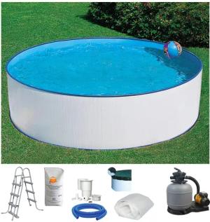 KONIFERA Rundpool USEDOM 3 (Komplett-Set, 7-tlg),