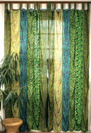 Guru-Shop Vorhang Boho Patchwork Vorhänge, 1
