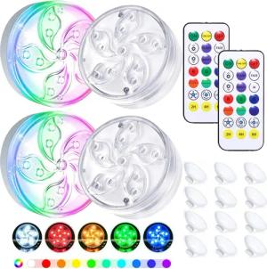 BlingBin Pool-Lampe Farbwechsel Poolbeleuchtung, Unterwasser LED