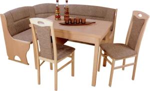 moebel-direkt-online Eckbankgruppe 4tlg. Eckbankgruppe, Stellfläche 125x165