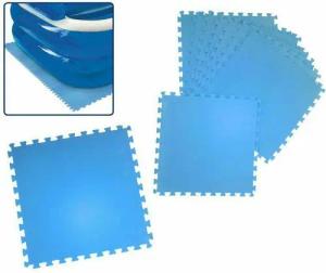 Koopman Pool-Bodenschutzfliese Pool Bodenschutzmatte Bodenschutz 9er-Set
