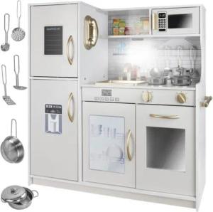 KRUZZEL Spielküche Holzküche Kinder Holz, mit