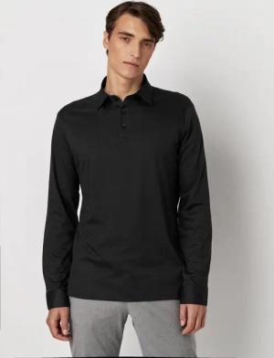 DESOTO Langarm-Poloshirt Essential Polo Kent 1/1