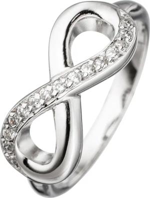 JOBO Silberring Unendlichkeit, 925 Silber mit