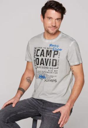 CAMP DAVID Rundhalsshirt aus Baumwolle