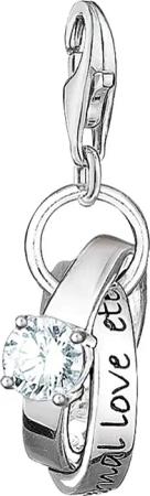 THOMAS SABO Charm-Einhänger Eheringe, 0673-051-14, mit