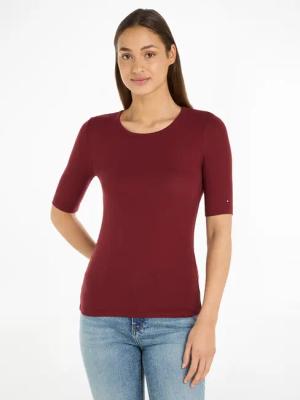 Tommy Hilfiger Rundhalsshirt mit Rundhalsausschnitt