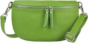 ITALYSHOP24 Bauchtasche Damen Leder Gürteltasche Hüfttasche