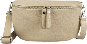 ITALYSHOP24 Bauchtasche Damen Leder Gürteltasche Hüfttasche
