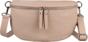ITALYSHOP24 Bauchtasche Damen Leder Gürteltasche Hüfttasche