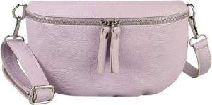 ITALYSHOP24 Bauchtasche Damen Leder Gürteltasche Hüfttasche