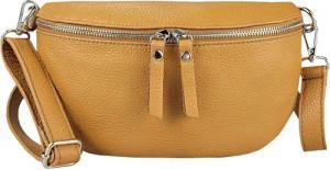 ITALYSHOP24 Bauchtasche Damen Leder Gürteltasche Hüfttasche