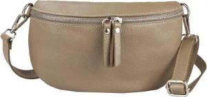 ITALYSHOP24 Bauchtasche Damen Leder Gürteltasche Hüfttasche