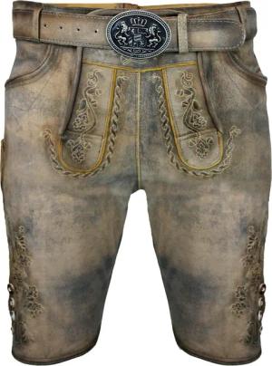 Maddox Trachtenlederhose MADDOX Kurze Herren Lederhose
