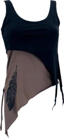 Guru-Shop T-Shirt Festival Elfen Top aus