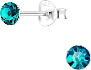 ALEXANDER YORK Paar Ohrstecker Kristall 4
