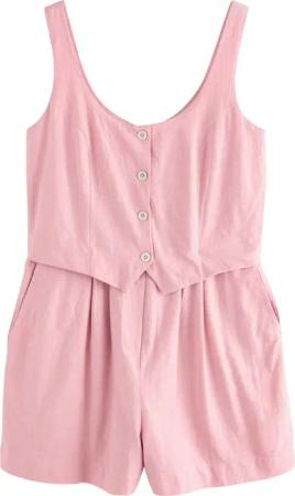 Next Playsuit Ärmelloser Playsuit mit Weste