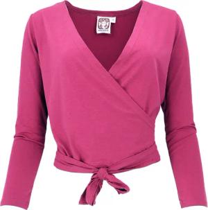 Guru-Shop Longsleeve Yoga Langarmshirt, Bio Baumwolle