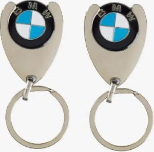 BMW Schlüsselanhänger 2x BMW Schlüsselanhänger Einkaufswagenchip