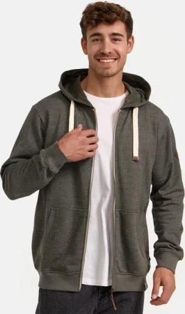 Indicode Sweatjacke INBaustian mit kuscheliger Innenseite