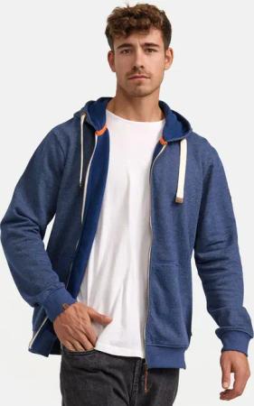 Indicode Sweatjacke INBaustian mit kuscheliger Innenseite