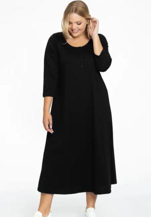 YOEK A-Linien-Kleid Damen Kleid Große Größen