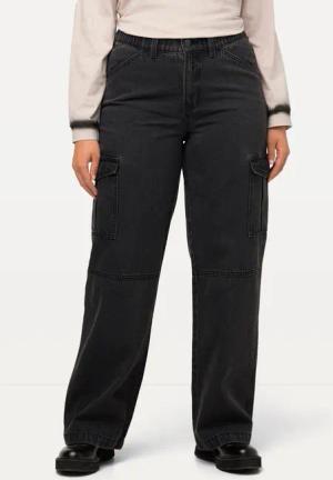 Ulla Popken 5-Pocket-Jeans Cargojeans Mandy weites