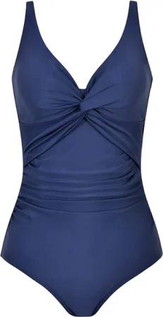 COFI 1453 Badeanzug Marineblauer Badeanzug mit