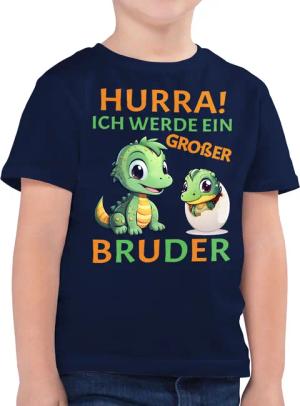 Shirtracer T-Shirt Hurra endlich großer Bruder
