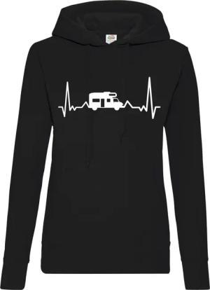 Youth Designz Kapuzenpullover Heartbeat Camping Damen