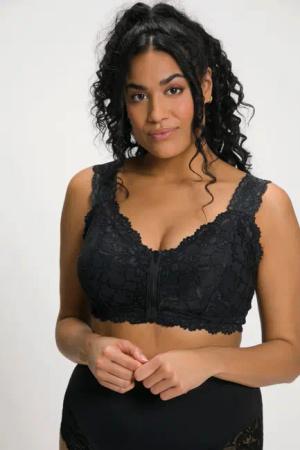 Ulla Popken Bustier Bralette Spitze Reißverschluss
