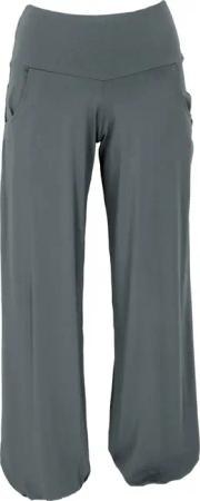 Guru-Shop Relaxhose Yogahose aus Bio-Baumwolle, Pluderhose
