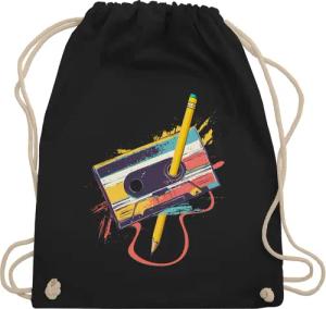 Shirtracer Turnbeutel Retro Kassette I Retro