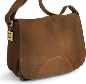 Hamosons Handtasche Damen-Handtasche Größe M, Retro-Look,