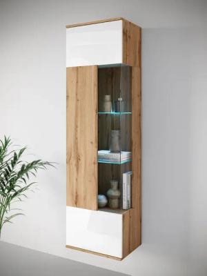 INOSIGN Vitrine "Kenia, stehend und hängend, Türanschlag wechselbar", (1 St.), Vitrineschrank mit Glastüren 160 cm Höhe